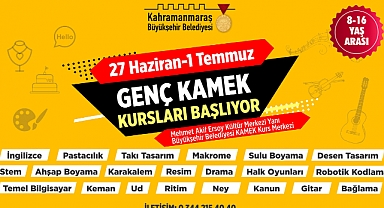 Genç KAMEK Kursları Başlıyor