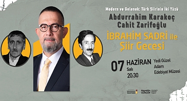 İbrahim Sadri ile Şiir Gecesi Etkinliği