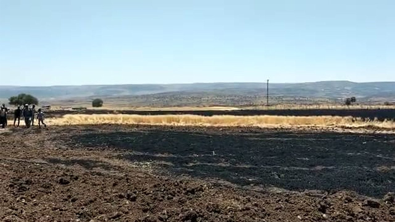 Kahramanmaraş’ta 8 dönüm buğday tarlası yandı