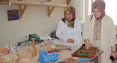 Kahramanmaraş’ta ahşap oyuncaklar can buldu