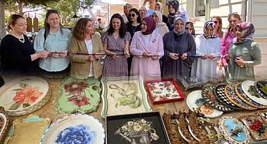 Kahramanmaraş’ta Kursiyerlerin Yaptığı El Emeği Göz Nuru Ürünler Sergilendi!