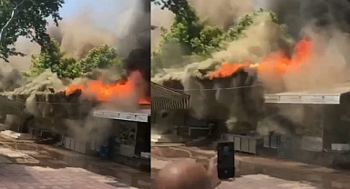 Kahramanmaraş’ta sosyal tesiste yandın