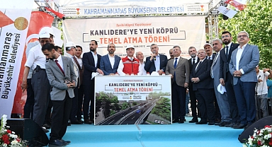 Kanlıdere’nin Yeni Köprüsü’nün Temeli Atıldı