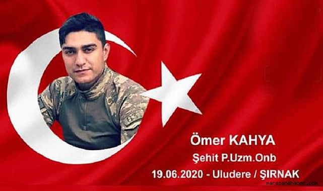 Şehit Ömer Kahya şahadetinin seneyi devriyesinde anıldı