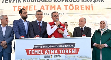 Tevfik Kadıoğlu Köprülü Kavşak Projesinin Temeli Atıldı