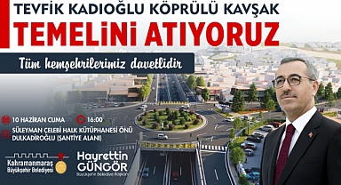 Tevfik Kadıoğlu Köprülü Kavşak Temeli Atılıyor