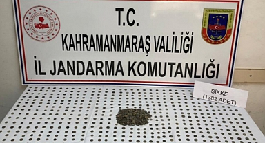 Türkoğlu’nda otomobilde Roma dönemine ait tarihi eser bulundu