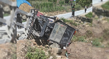 Andırın’da iş makinesinin altında kalan işçi öldü