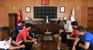 Başkan Güngör, Kahramanmaraşlı Sporcuları Ağırladı