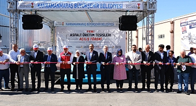Büyükşehir’in Yeni Asfalt Üretim Tesisleri Açıldı