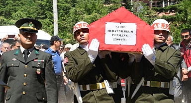 Kahramanmaraş şehidine son görev