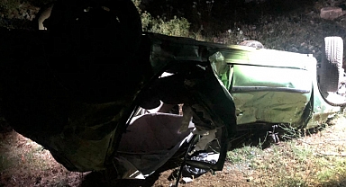 Kahramanmaraş’ta otomobil uçuruma yuvarlandı: 1 ölü