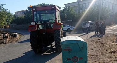 Kahramanmaraş’ta traktörün çarptığı kadın ağır yaralandı