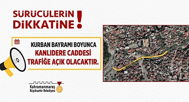 Kanlıdere Caddesi Trafiğe Açıldı