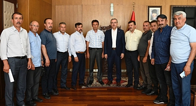 Muhtarlardan Başkan Güngör’e Ziyaret