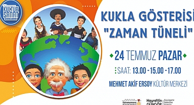 Zaman Tüneli Kukla Gösterisi Çocuklarla Buluşacak