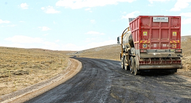 Afşin’de 15 Kilometrelik Grup Yolunda Çalışmalar Tamamlanıyor