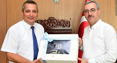 Başkan Güngör Kaymakam Okatan’ı Ağırladı