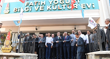 Başkan Mahçiçek’in vefa örneği ‘Fatih Yoğurt Bilgi ve Kültür Evi’ hizmete açıldı
