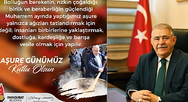 Başkan Mahçiçek’ten Muharrem ayı ve Aşure Günü mesajı