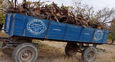 Elbistan’da buğday yüklü römorku çaldılar