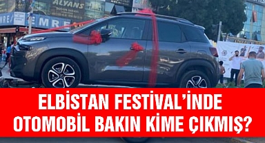Elbistan Festival’inde Otomobil Bakın Kime Çıkmış?