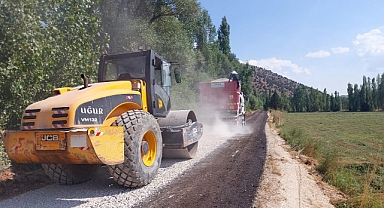 Göksun’da 24 Kilometrelik Yol Büyükşehir’le Yenilendi