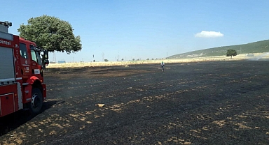 Göksun'da anız yangınında hayatını kaybetti