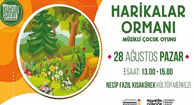 Harikalar Ormanı Minikleri Bekliyor