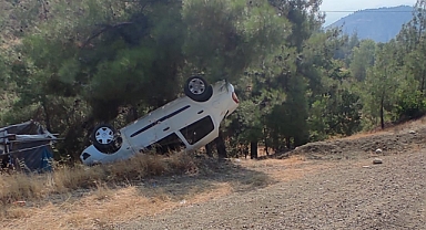 Kahramanmaraş’ta otomobil takla attı: 2 yaralı