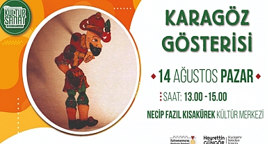 Karagöz Gösterisi Minikleri Bekliyor