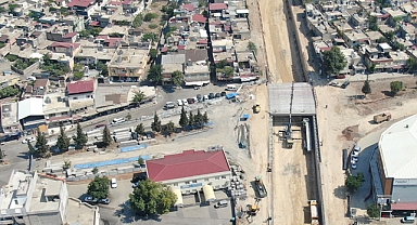 Tevfik Kadıoğlu’nda Köprü Kiriş Montajı da Başladı