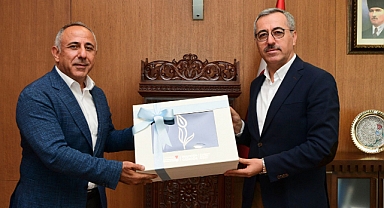 Türkoğlu Kaymakamı Hersanlıoğlu’ndan Başkan Güngör’e Veda Ziyareti