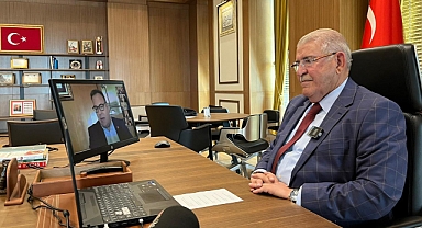 Başkan Mahçiçek, EXPO 2023’e katılacak olan Karadağ’lı yetkililerle çevrimiçi toplantı yaptı