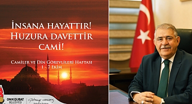 Başkan Mahçiçek’ten Camiler ve Din görevlileri Haftası mesajı