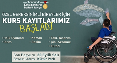 Büyükşehir’in ‘Özel’ Kurslarında Kayıtlar Başladı