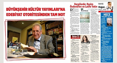 Büyükşehir Kültür Yayınları’na Edebiyat Otoritesinden Tam Not