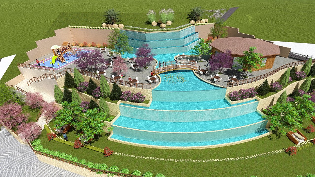 Dulkadiroğlu’ndan Beyazıtlı Mahallesine Şelale Park