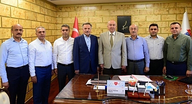 Eğitim-Bir-Sen Üniversite Şubesi’nden KSÜ Rektörü Yasım ve Ekibine Hayırlı Olsun Ziyareti