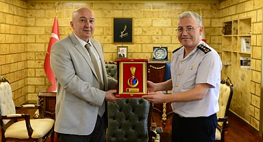 İl Jandarma Komutanı Yağan’dan Rektör Yasım’a Ziyaret