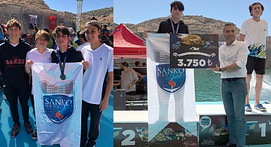 SANKO Okulları Rumkale Su Sporları Festivalinde Beş Derece Elde Etti