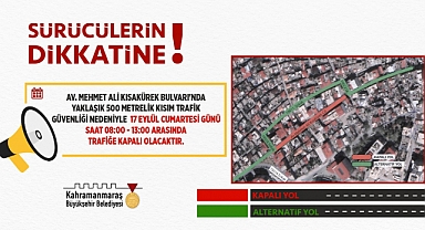 Sürücülerin Dikkatine!