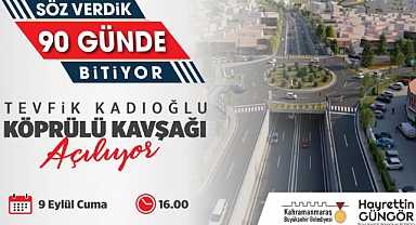 Tevfik Kadıoğlu Köprülü Kavşağı Açılıyor