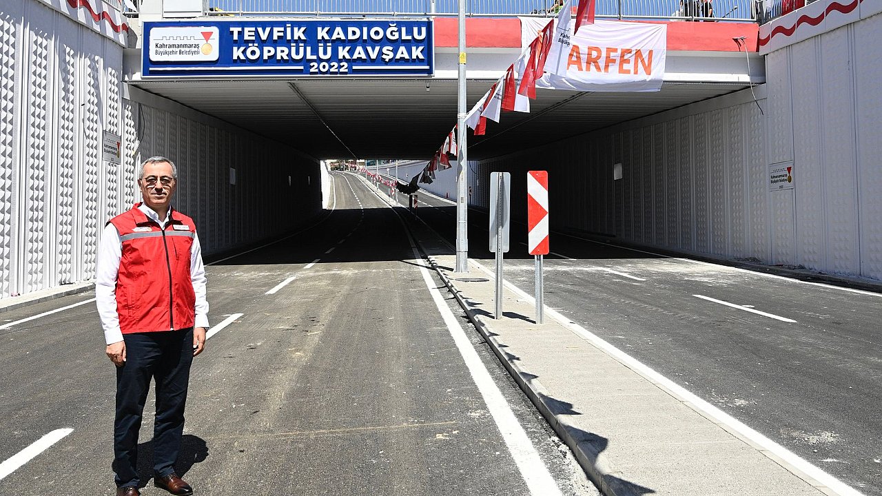 Tevfik Kadıoğlu Köprülü Kavşağı Trafiğe Açılıyor