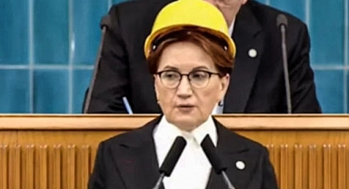 Akşener baretle seslendi: Bu da mı kader Sayın Erdoğan?