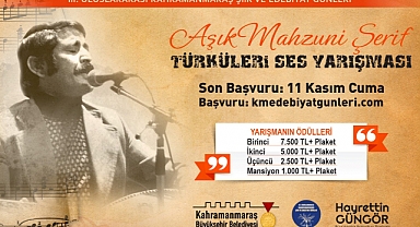 Âşık Mahzuni Şerif Türküleri Ses Yarışması’nda Başvurular Başladı!