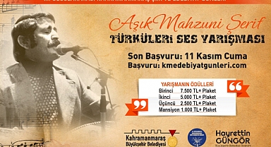 Âşık Mahzuni Şerif Türküleri Ses Yarışması’nda Başvurular Sürüyor