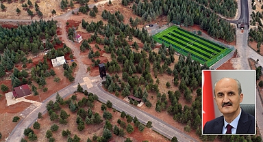 Başkan Okay’dan Yalnız Ardıç’a Futbol Sahası