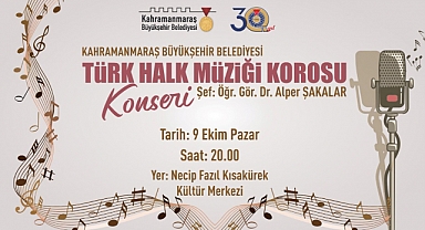 Büyükşehir'in Türk Halk Müziği Korosu Müzikseverlerle Buluşacak