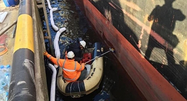 Körfez'i kirleten gemiye 5 milyon 122 bin 793 lira ceza